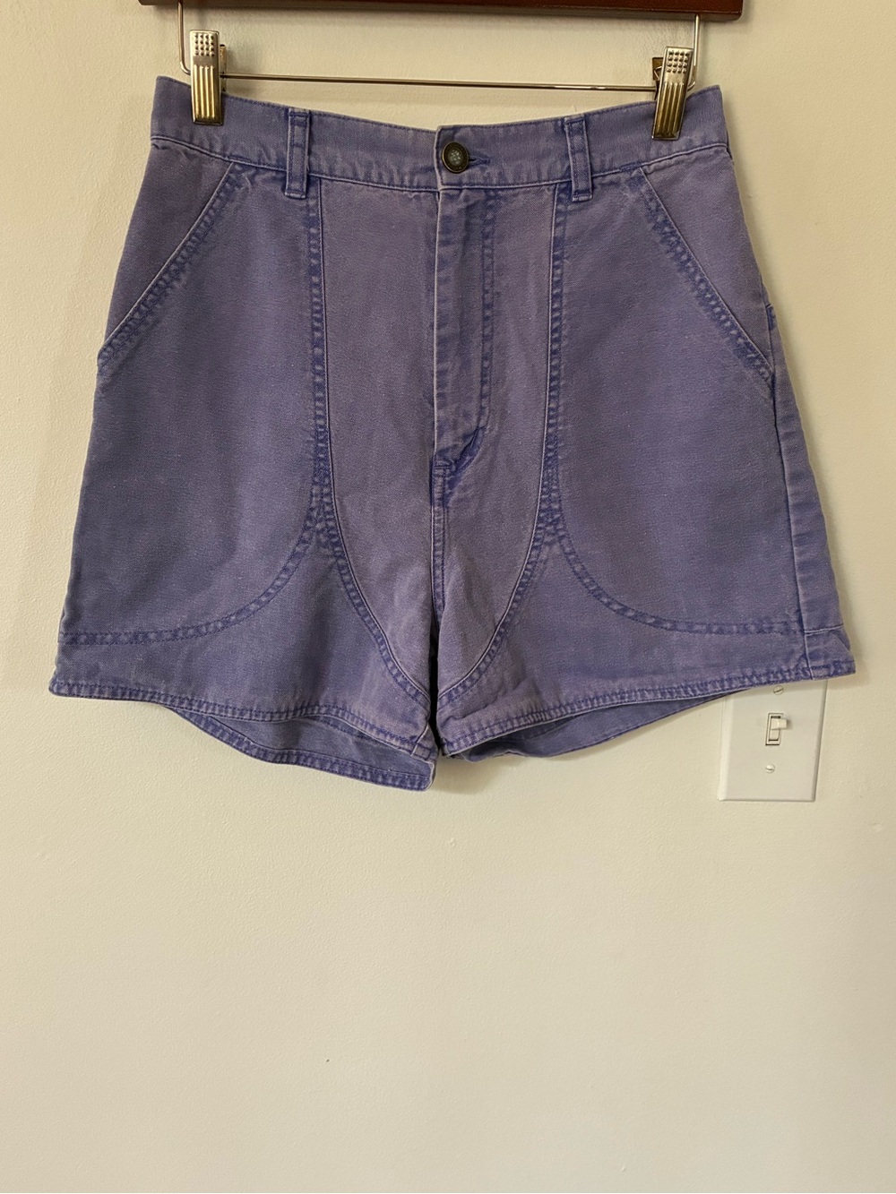 Patagonia Vintage High Rise Stand-Up Shorts Purple